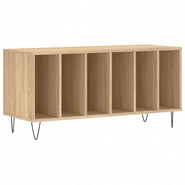 vidaXL Skříňka na LP desky dub sonoma 100x38x48 cm kompozitní dřevo