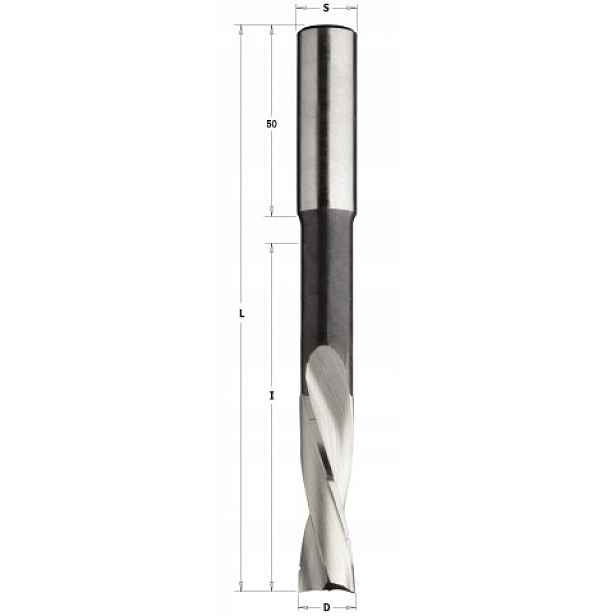 Cmt 160.160.31 Fréza spir.lamačSP D=16 I=110 L=170 S=13x50 Rh Z=2