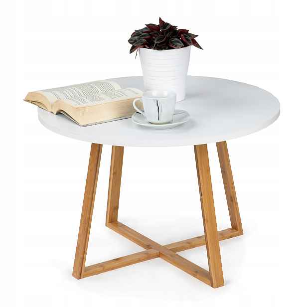 ModernHome RH1902 Konferenční stolek 60 cm, bílý