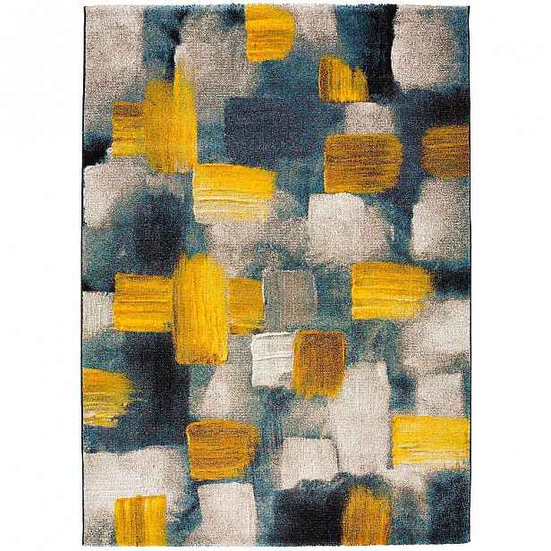 Modro-žlutý koberec Universal Lienzo, 120 x 170 cm