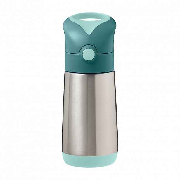 b.box Termoska na pití s brčkem 350 ml varianta: emerald forest