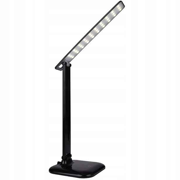 Led stolní lampa černá školní na dotyk, teplé světlo, moderní, Polux
