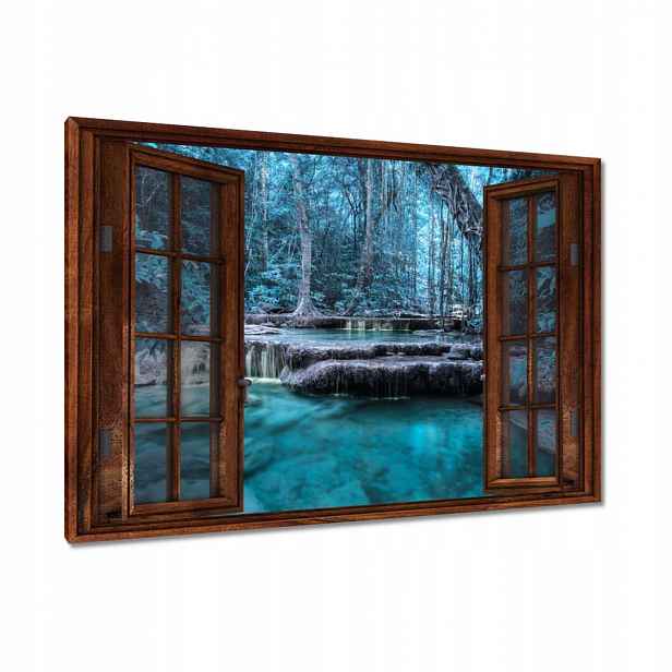Obrazy 90x60 Erawan Modrý vodopád