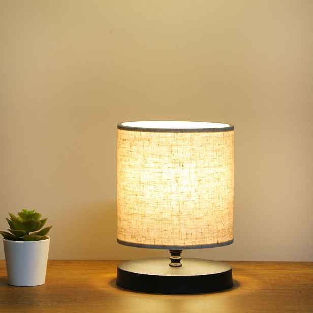 Opviq Stolní lampa Elena černá/krémová
