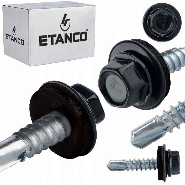 Samovrtné šrouby do oceli a kovu Etanco GT5 5,5x38mm Ral 7016 250 ks