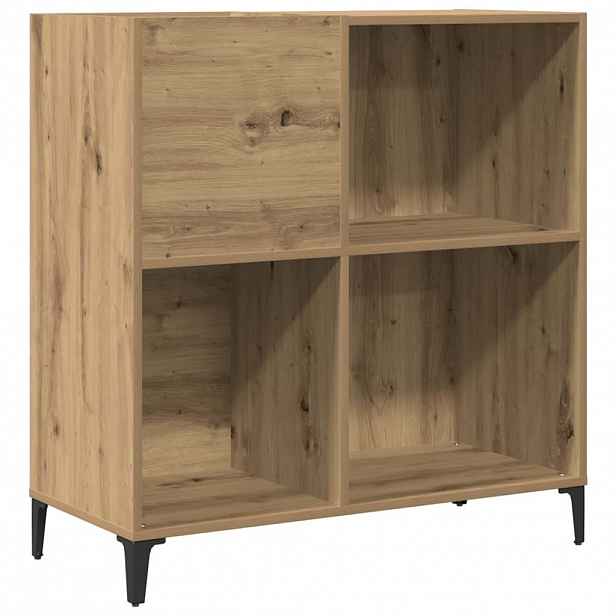 vidaXL Skříňka na LP desky dub artisan 84,5x38x89 cm kompozitní dřevo