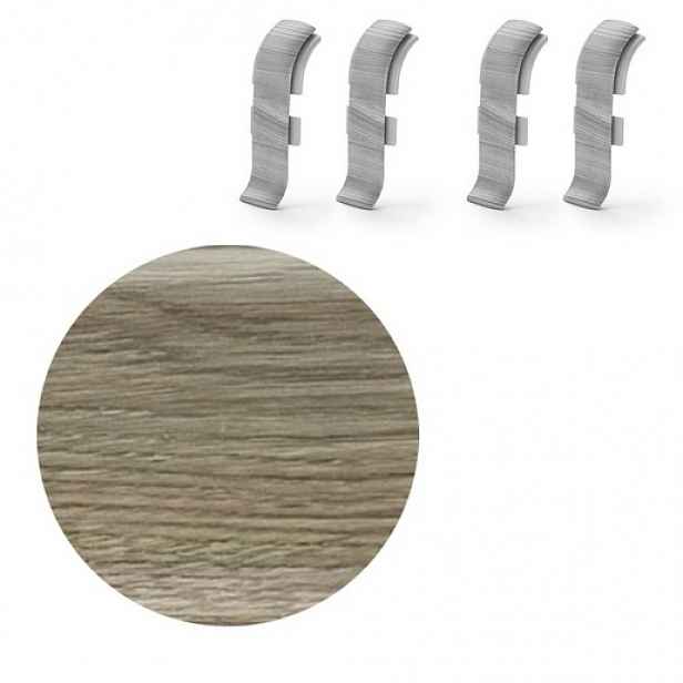Spojka k soklu Naturel dub Victoria , PVC délka 0,5 cm, výška hrany 56 mm, NATNGTF67