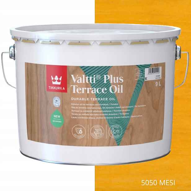 Tikkurila Olej Na Dřevo Valtti Plus Terrace Oil 9L Barva 5050 Měsíců