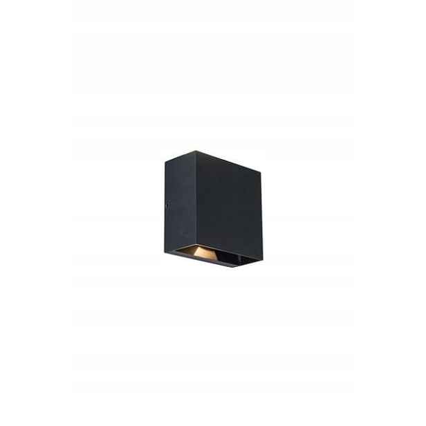 Venkovní nástěnná Led lampa černá Lutec