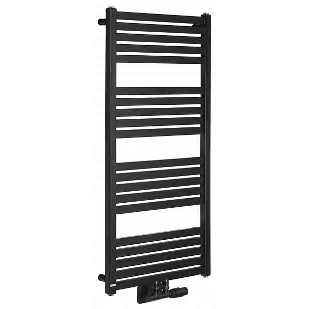Bruckner Grunt - Topné těleso 105x50 cm, středové připojení, matná černá 600.121.6