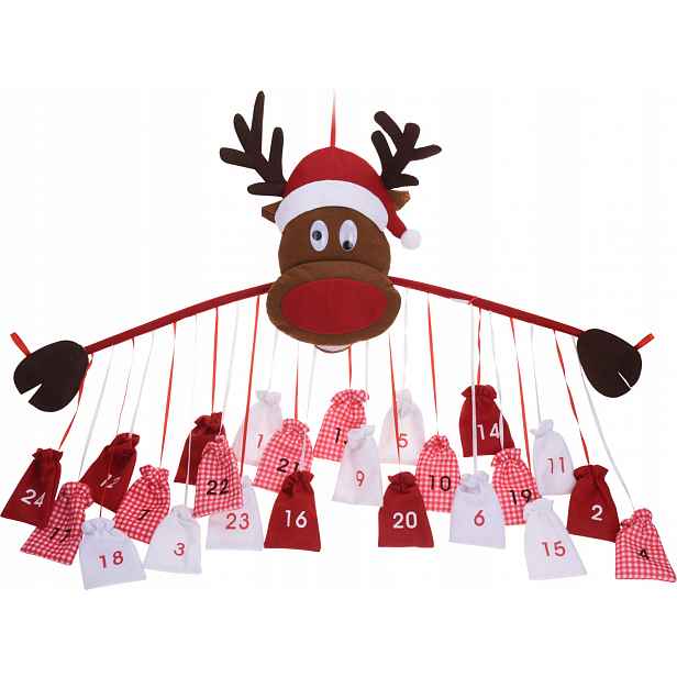 Velký závěsný adventní kalendář