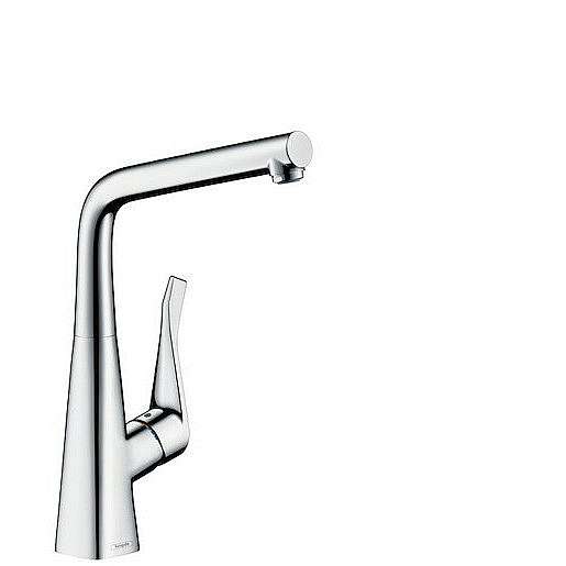 Dřezová baterie Hansgrohe Metris M71 s otočným raménkem chrom 14823000