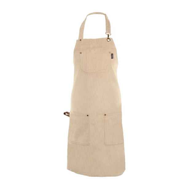 Kuchyňská zástěra, "Velmar", Beige - Tiseco