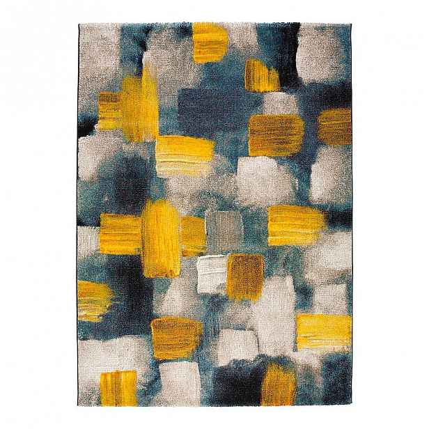 Modro-žlutý koberec Universal Lienzo, 200 x 290 cm