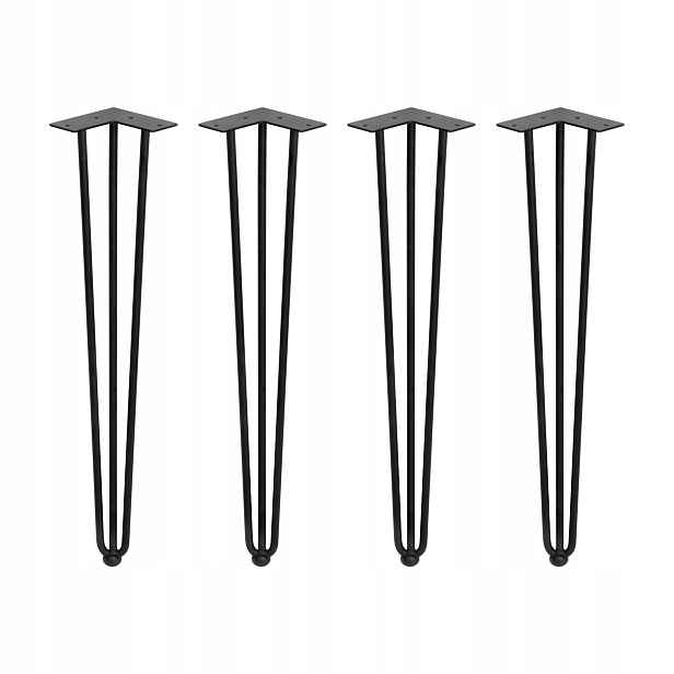 Nohy Nábytkové Hairpin 3 Tyče 710 MM Komplet (4KS)
