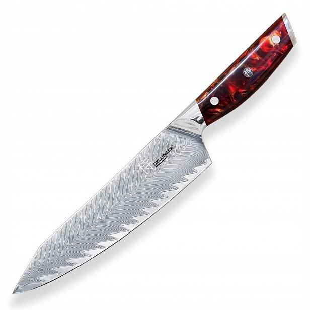Nůž kiritsuke Dellinger Resin Future 205 mm VG-10 damast 67 vrstev