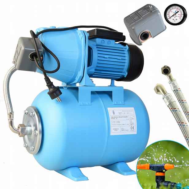 Sada Na Nádrži 24 L Hydroforová Pumpa 500 W 40 L/min Pro Zahradní Vodu