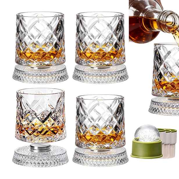 Sada Whisky Pro Muže Rotační Sklenice Na Whisky Dárek Pro Muže