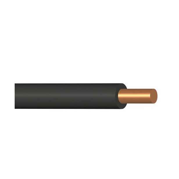 Vodič H07V-U (CY) černá 4 mm2