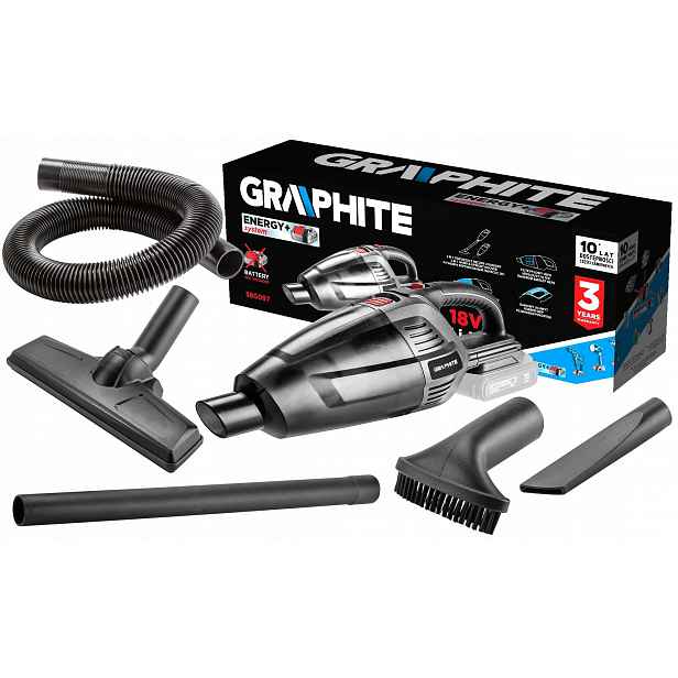 Vysavač 2v1 Energy+ 18 V bez akumulátorů Graphite