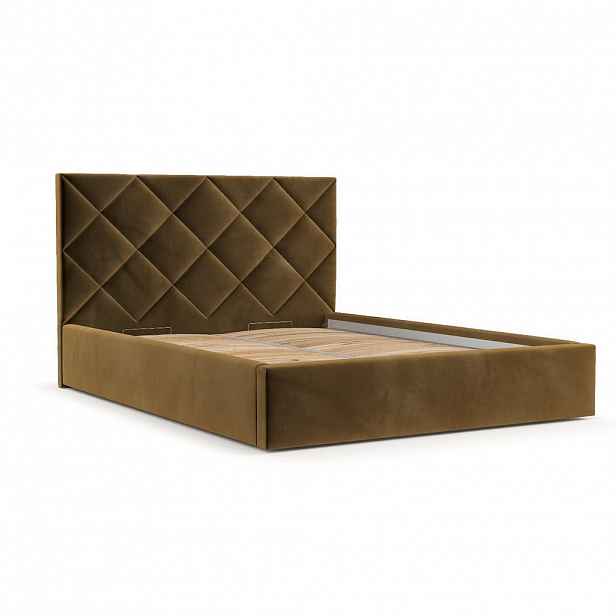AltaBeds POSTEL BOXSPRING Torno 160/200 Medově žlutá