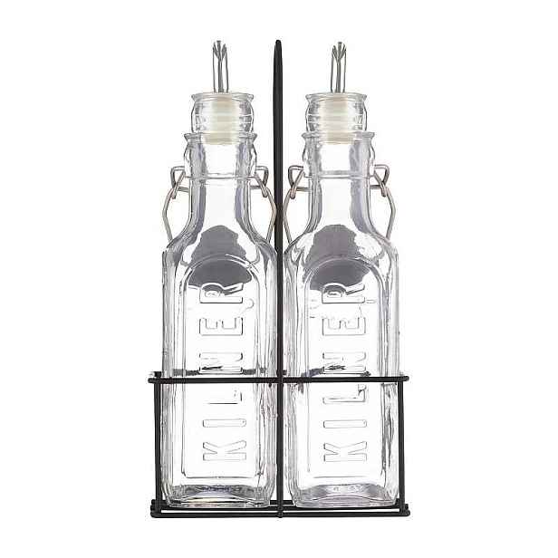 Kilner sada lahví na olej a ocet se stojanem 2×300 ml