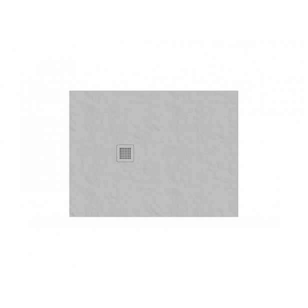 Sprchová vanička obdélníková Ravak Slate Pro 100x80 cm litý mramor smoke grey XA03A43O010