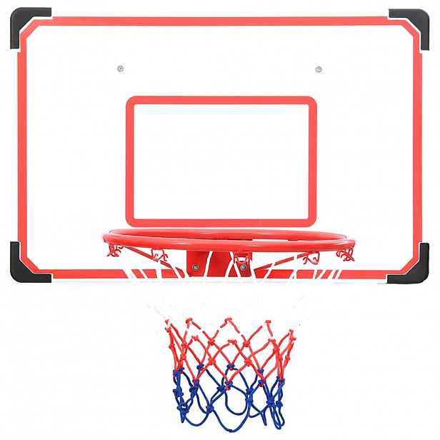 vidaXL 5dílná sada nástěnného basketbalového koše s deskou