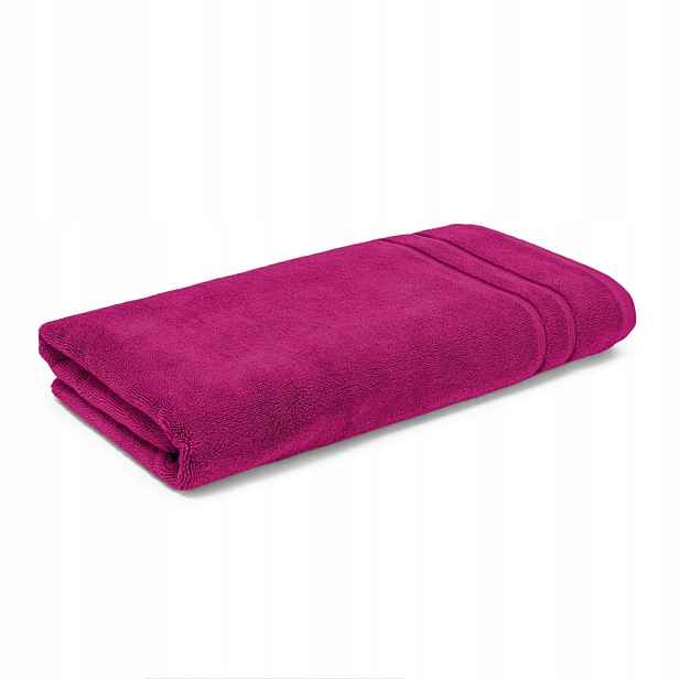 Ručník Supreme 80x150 amarantový z egyptské bavlny 800 g/m2 Giza