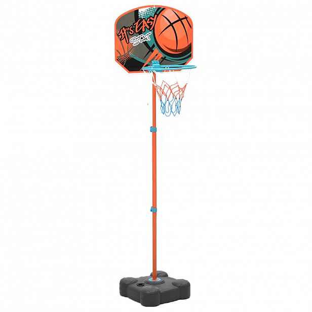 vidaXL Přenosný basketbalový set nastavitelný 109–141 cm