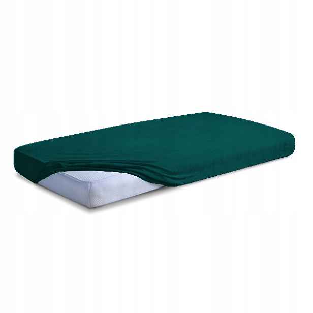 Froté prostěradlo s gumou 200x220 Premium Matex, bot.zeleň_34