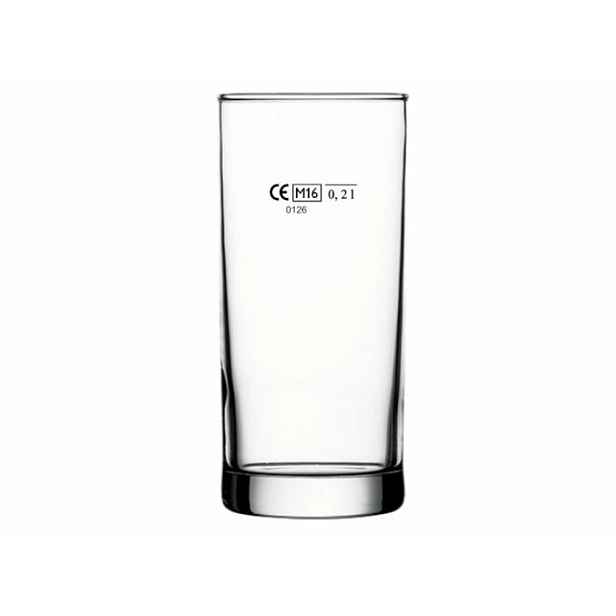 sklen. 200ml, 1ks, DISCO cejch, v.13,5cm