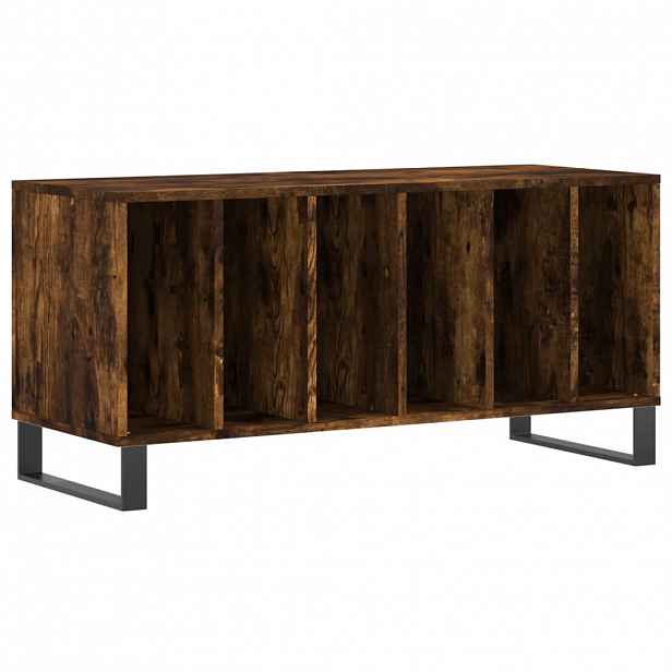 vidaXL Skříňka na LP desky kouřový dub 100x38x48 cm kompozitní dřevo