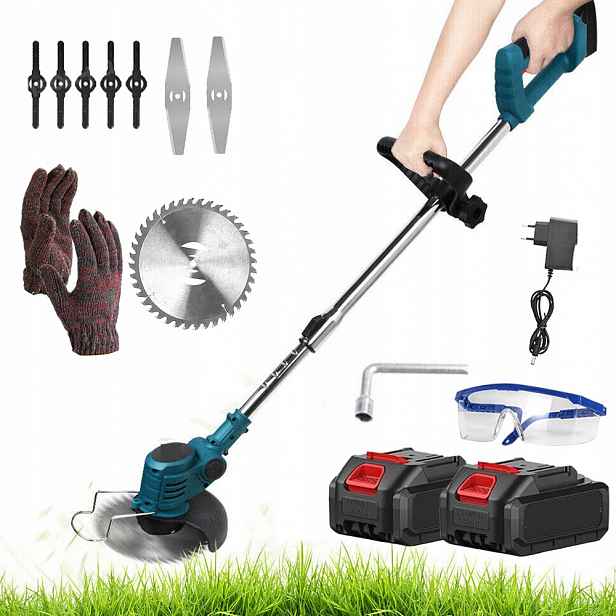 Aku Vyžínač Křovinořez Na Trávy 900W 18V 2*AKU Sada
