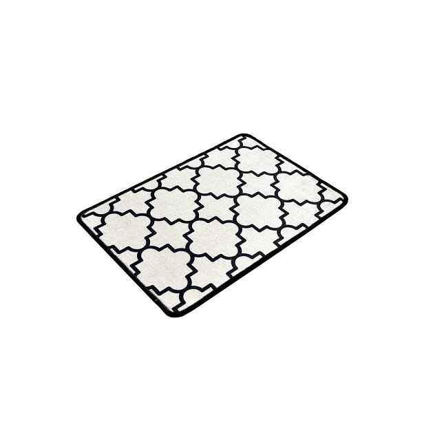 Černá/béžová koupelnová předložka 40x60 cm Kupa – Foutastic