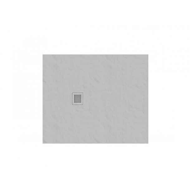 Sprchová vanička obdélníková Ravak Slate Pro 100x90 cm litý mramor smoke grey XA03A73O010