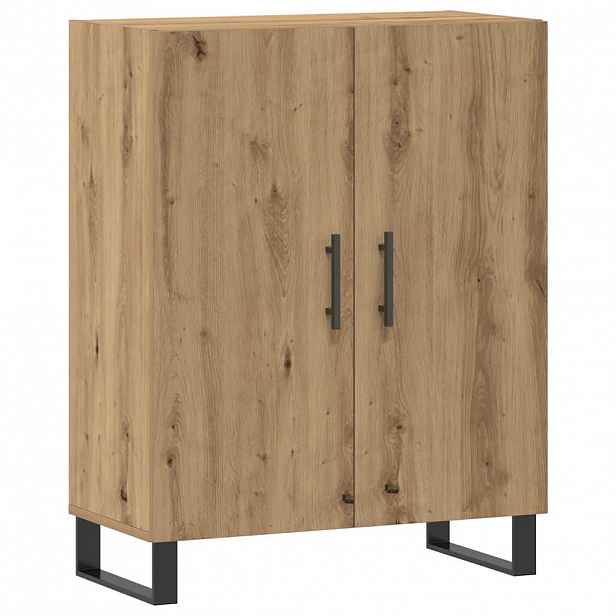 vidaXL Příborník dub artisan 69,5 x 34 x 90 cm kompozitní dřevo