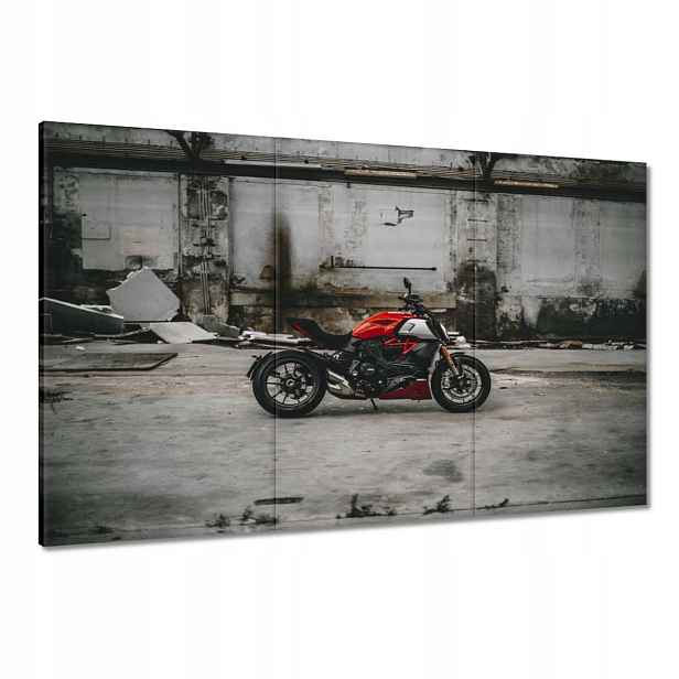 Obrazy 120x80 Červené Ducati Motocykl