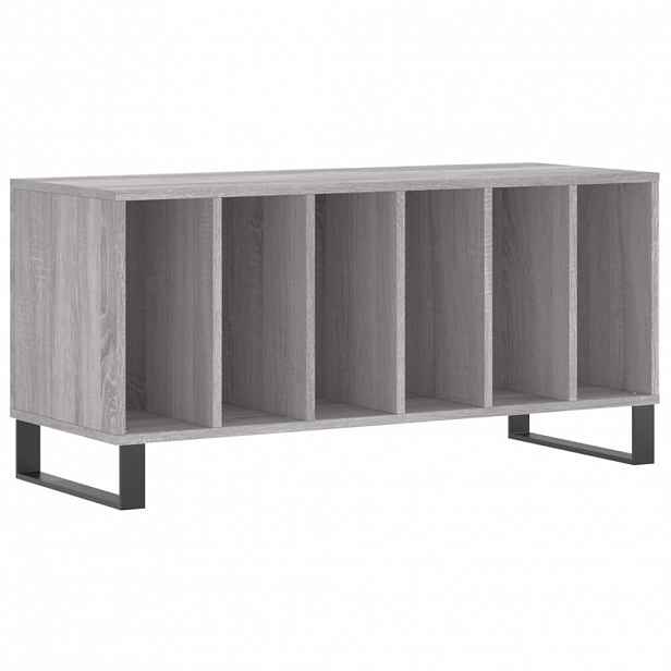 vidaXL Skříňka na LP desky šedá sonoma 100x38x48 cm kompozitní dřevo