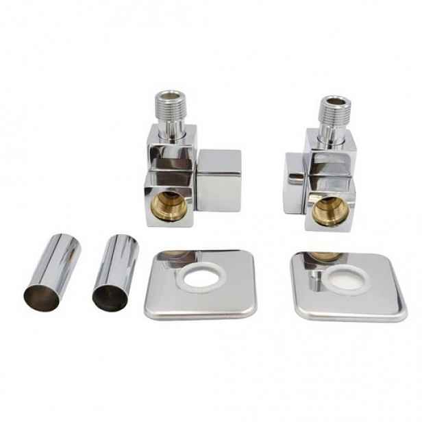 HOPA Edgee-Set ventil pro ústřední vytápění chrom VENTILQUATTROSETC