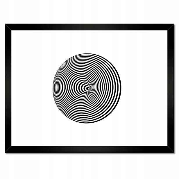 Plakáty v rámu 40x30 Abstrackja černobílá