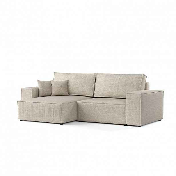 AltaBeds ROHOVÁ SEDAČKA CAVO, textil, Béžová