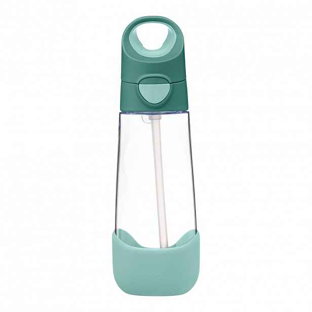 b.box Lahev na pití s brčkem 600 ml varianta: emerald forest