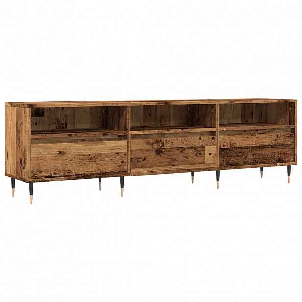 vidaXL TV skříňka old wood 150 x 30 x 44,5 cm kompozitní dřevo