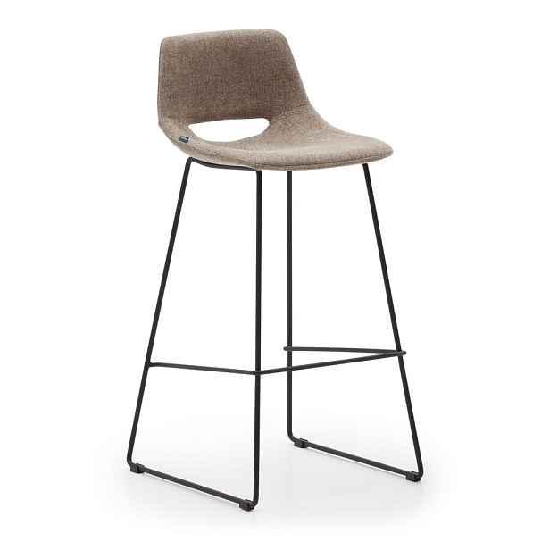Světle hnědá barová židle (výška sedáku 76 cm) Zahara – Kave Home