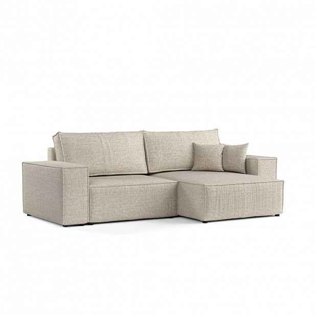 AltaBeds ROHOVÁ SEDAČKA CAVO, textil, Béžová