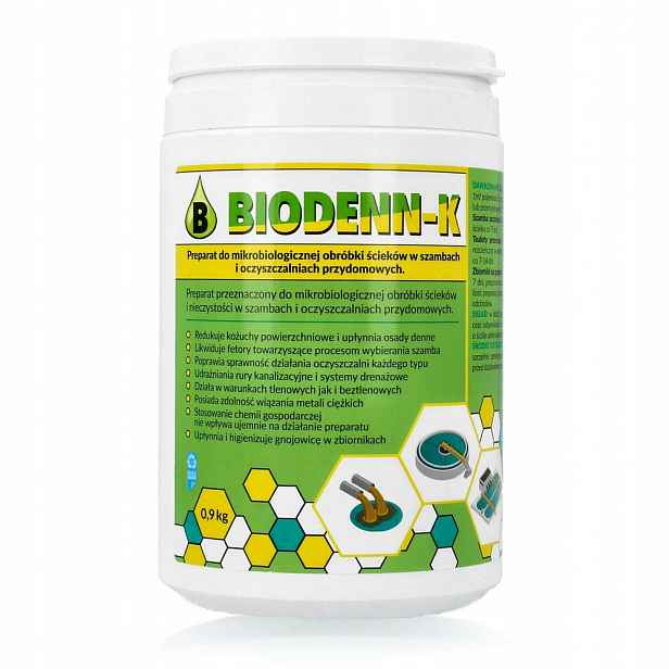 Biodenn-k Utilizátor Pro Septik A Čistírnu Dráždí Trubky 0,9 kg