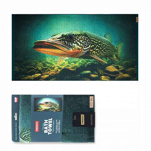 Dárek pro rybáře bavlněný ručník Zwoltex 50 x 100 cm 600 g