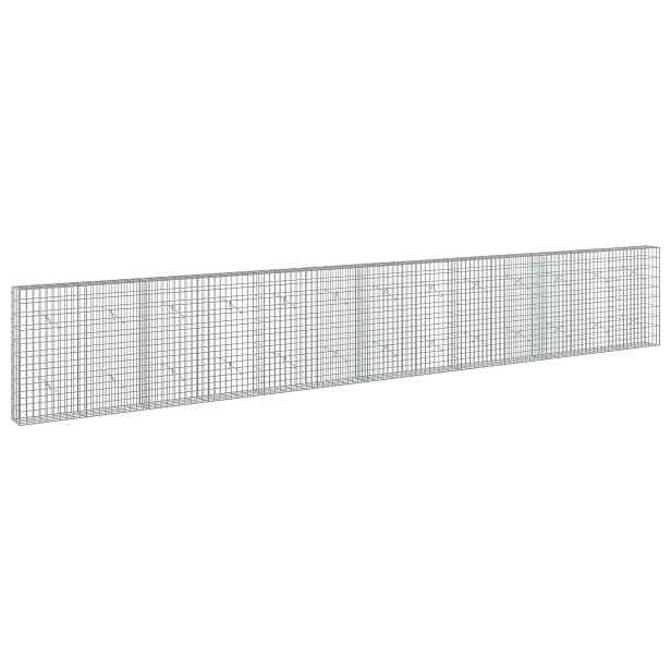 vidaXL Gabion s drátem 5 mm a síťkou 5x10 cm 650x20x100 cm