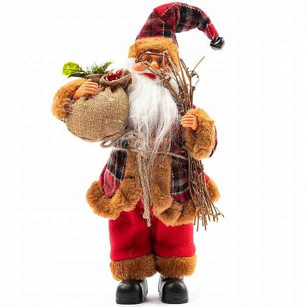 Figurka Santa Mikuláš Vánoční Ozdoba Vánoční Dekorace Dárek